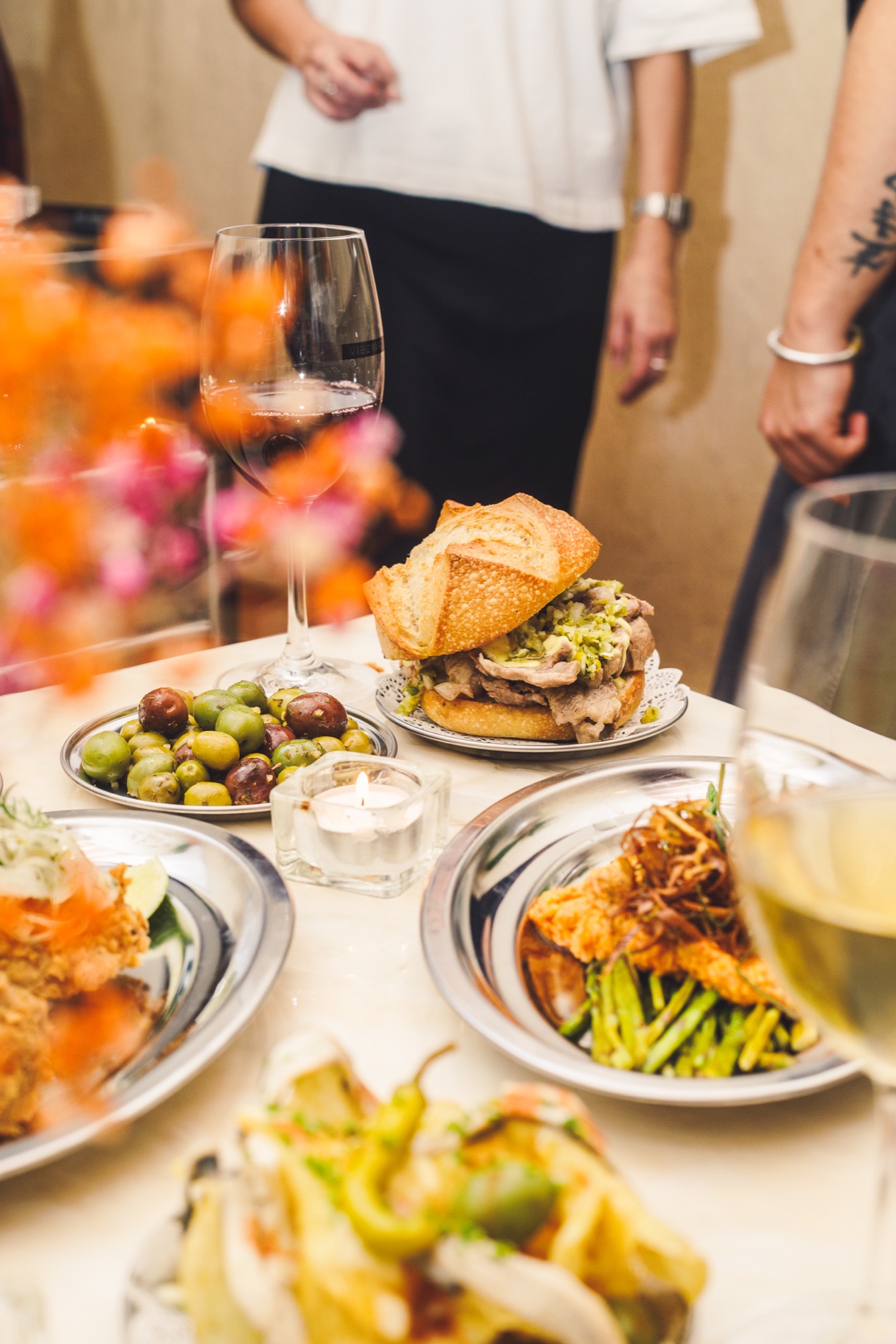 VIBEYARD Barcelona food spread